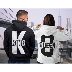 Exceptionally Weaved Matching Couple Hoodies